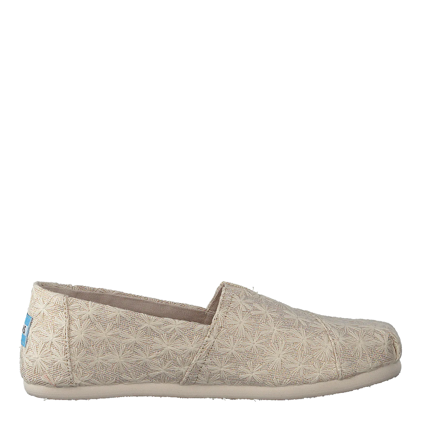 Alpargata Youth Natural Daisy Metallic