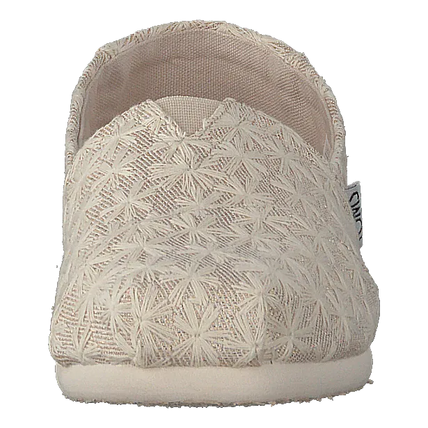 Alpargata Youth Natural Daisy Metallic
