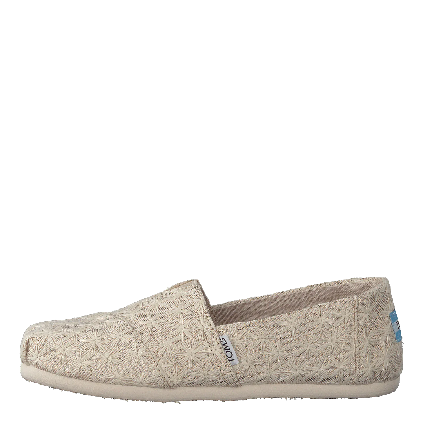 Alpargata Youth Natural Daisy Metallic