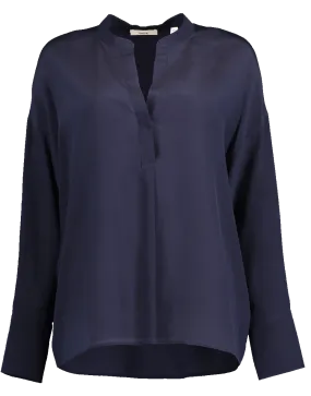 Band Collar Blouse