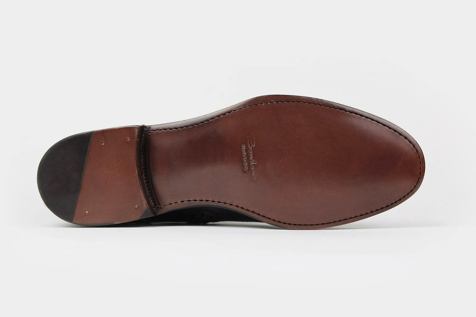BETINO • Custom Fitted Bespoke Wingtip Brogue Boots • CHOCOLATE