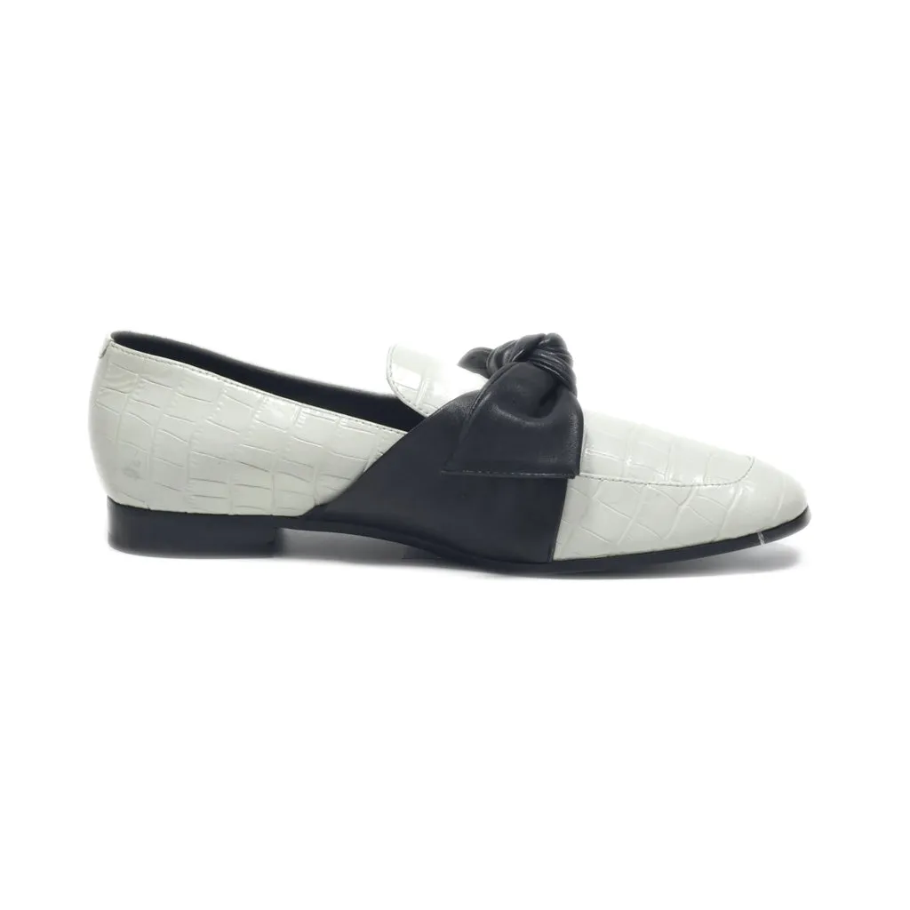 Charles & Keith Loafers Leather Grey Colour For Women