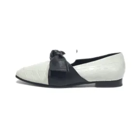 Charles & Keith Loafers Leather Grey Colour For Women
