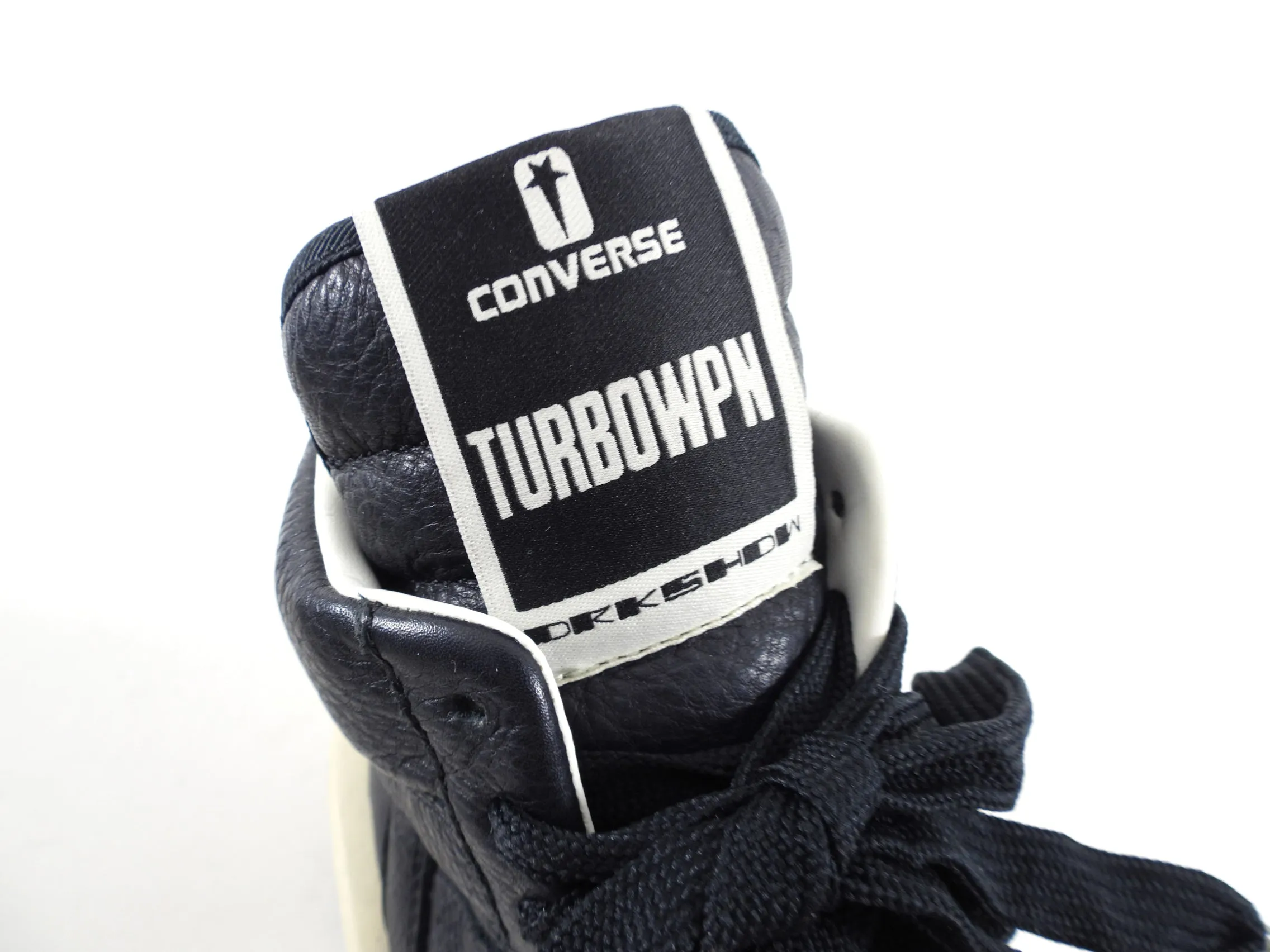 Converse x Rick Owens Turbowpn Limited Edition Leather high Top Sneakers - 40.5 / 9