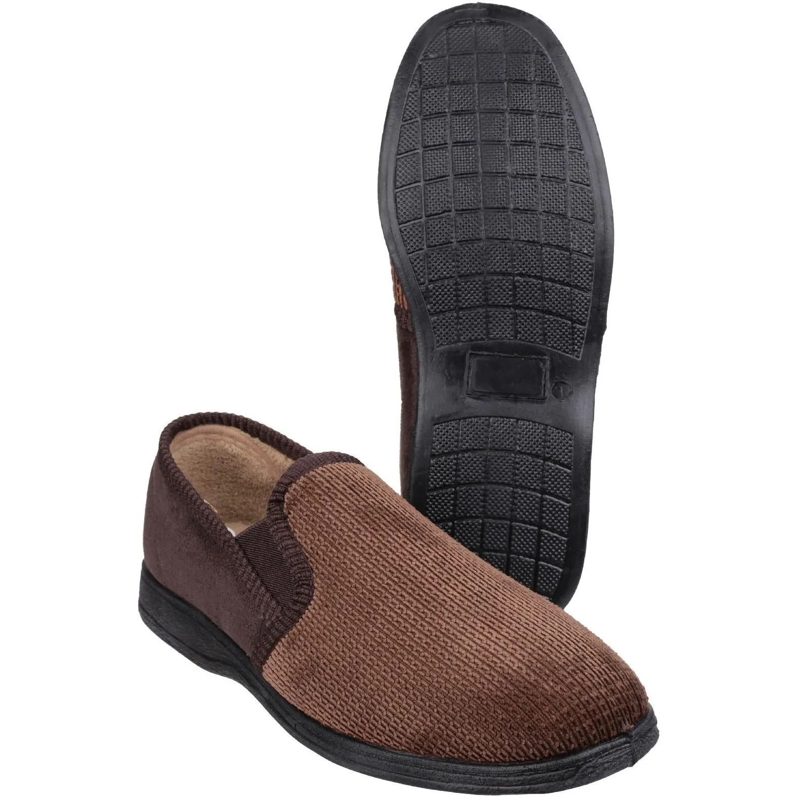 Fleet & Foster Tim Twin Gusset Slipper