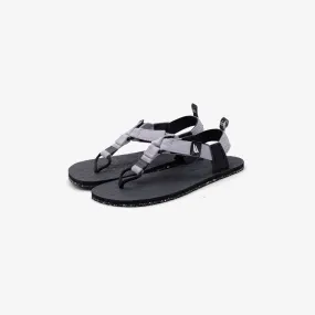 Jelajah Road Barefoot Flip Flops - Lunar Rock On Black