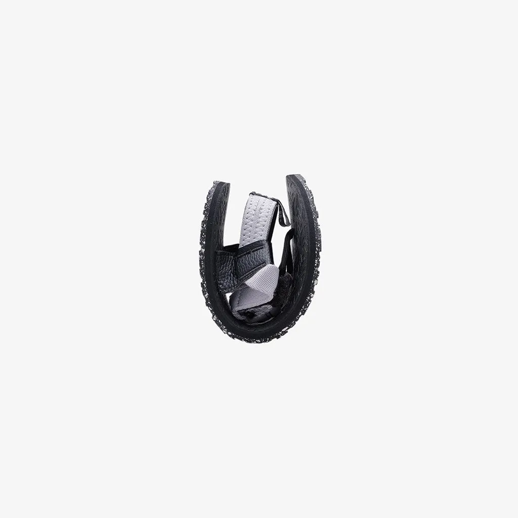Jelajah Road Barefoot Flip Flops - Lunar Rock On Black