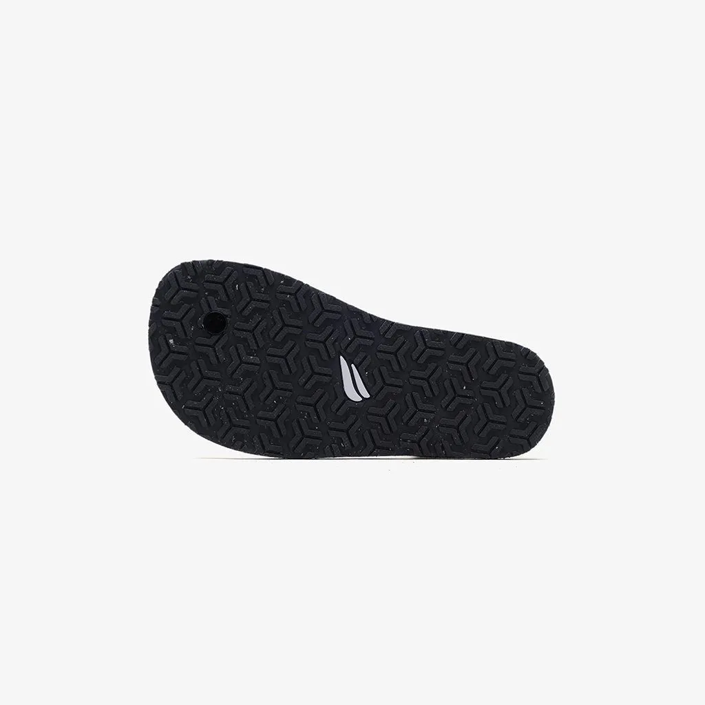 Jelajah Road Barefoot Flip Flops - Lunar Rock On Black