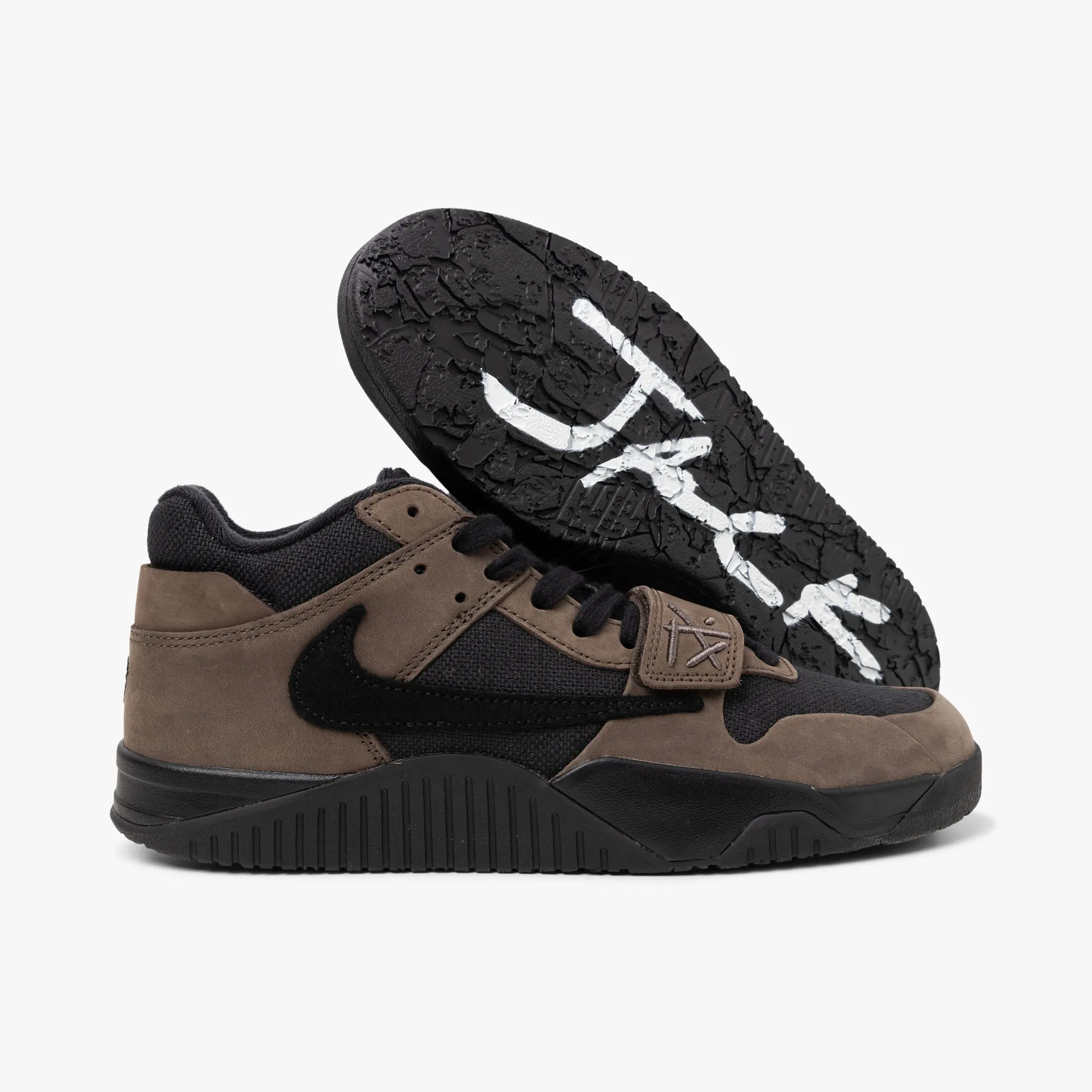 Jordan x Travis Scott CJ1 T-Rexx Dark Mocha / Black - Sail