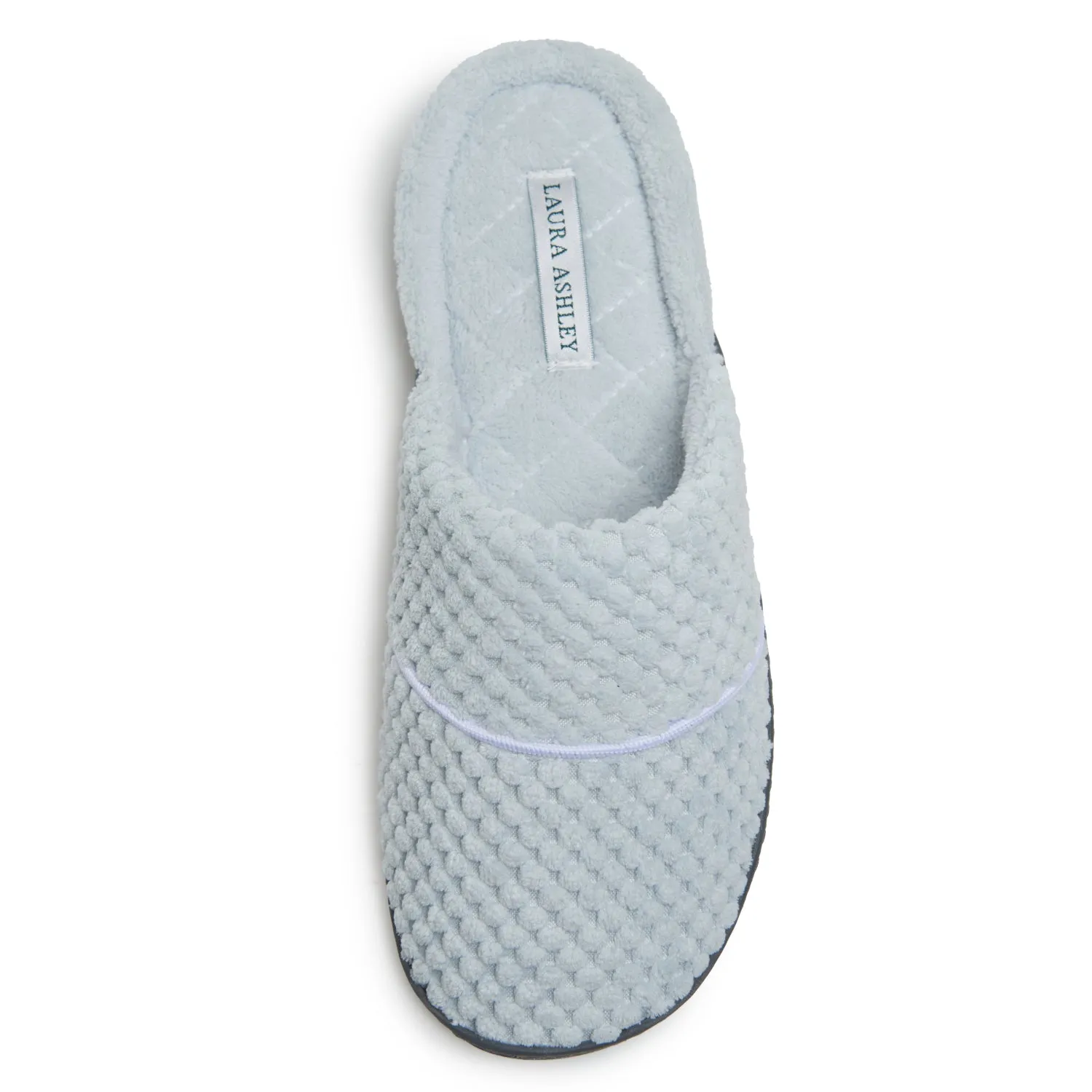 Laura Ashley Ladies Spa Rugged Slippers With Memory Foam Insole