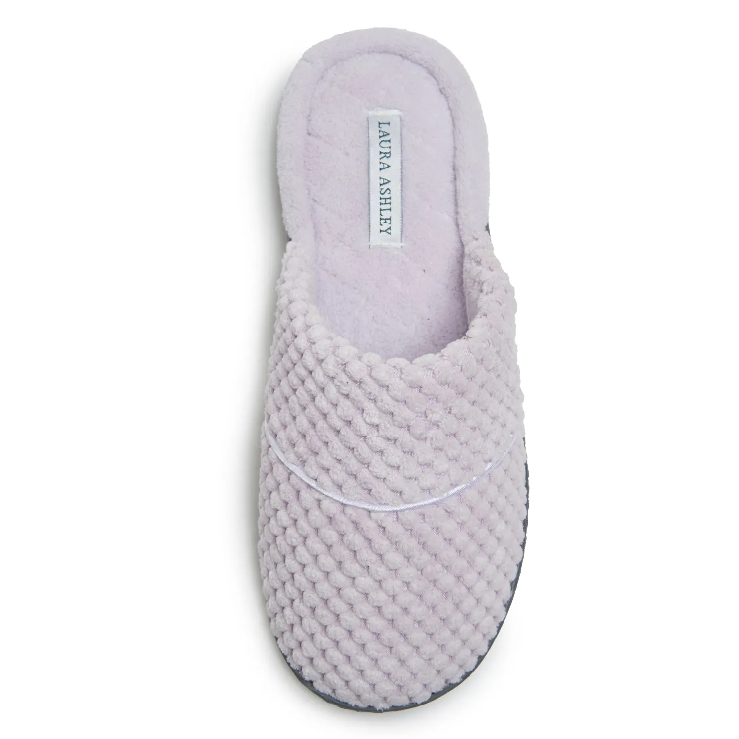 Laura Ashley Ladies Spa Rugged Slippers With Memory Foam Insole
