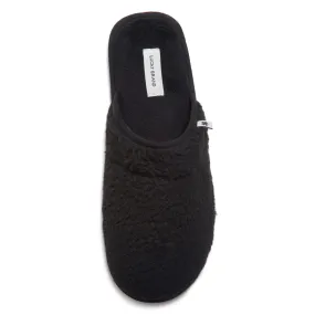 Lucky Brand Mens Sherpa Memory Foam Scuff Slippers, Slip On House Bedroom Slipper, Warm Indoor Slide