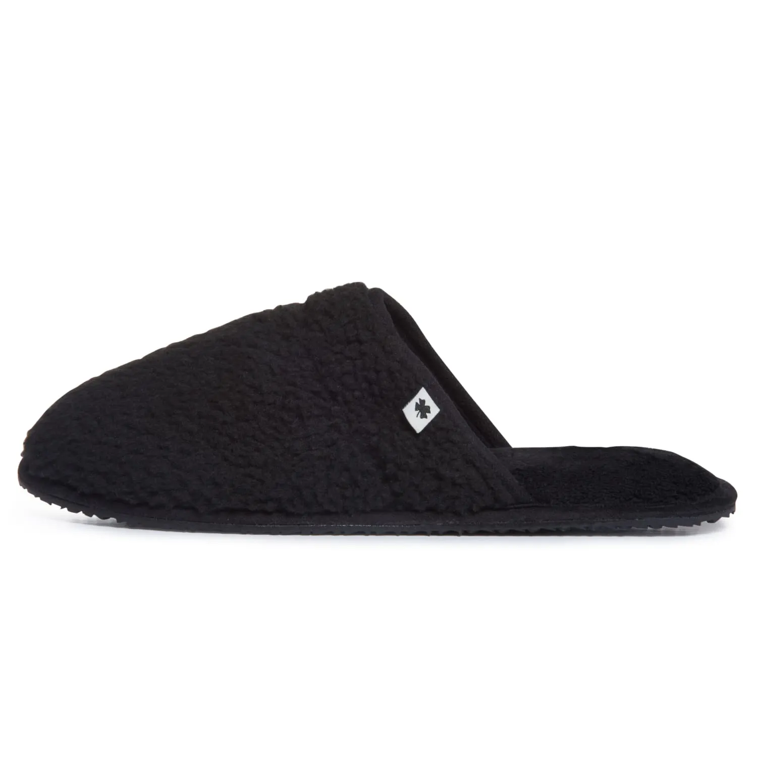 Lucky Brand Mens Sherpa Memory Foam Scuff Slippers, Slip On House Bedroom Slipper, Warm Indoor Slide