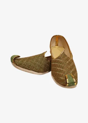 Mint Green Raw Silk Mens Mojdi