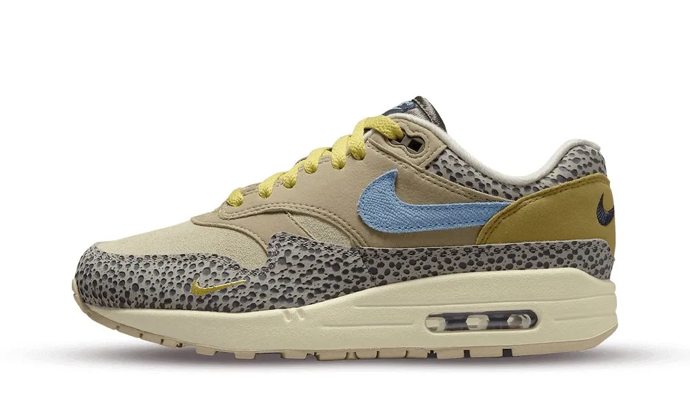 NIKE AIR MAX 1 SAFARI COBBLESTONE WMNS