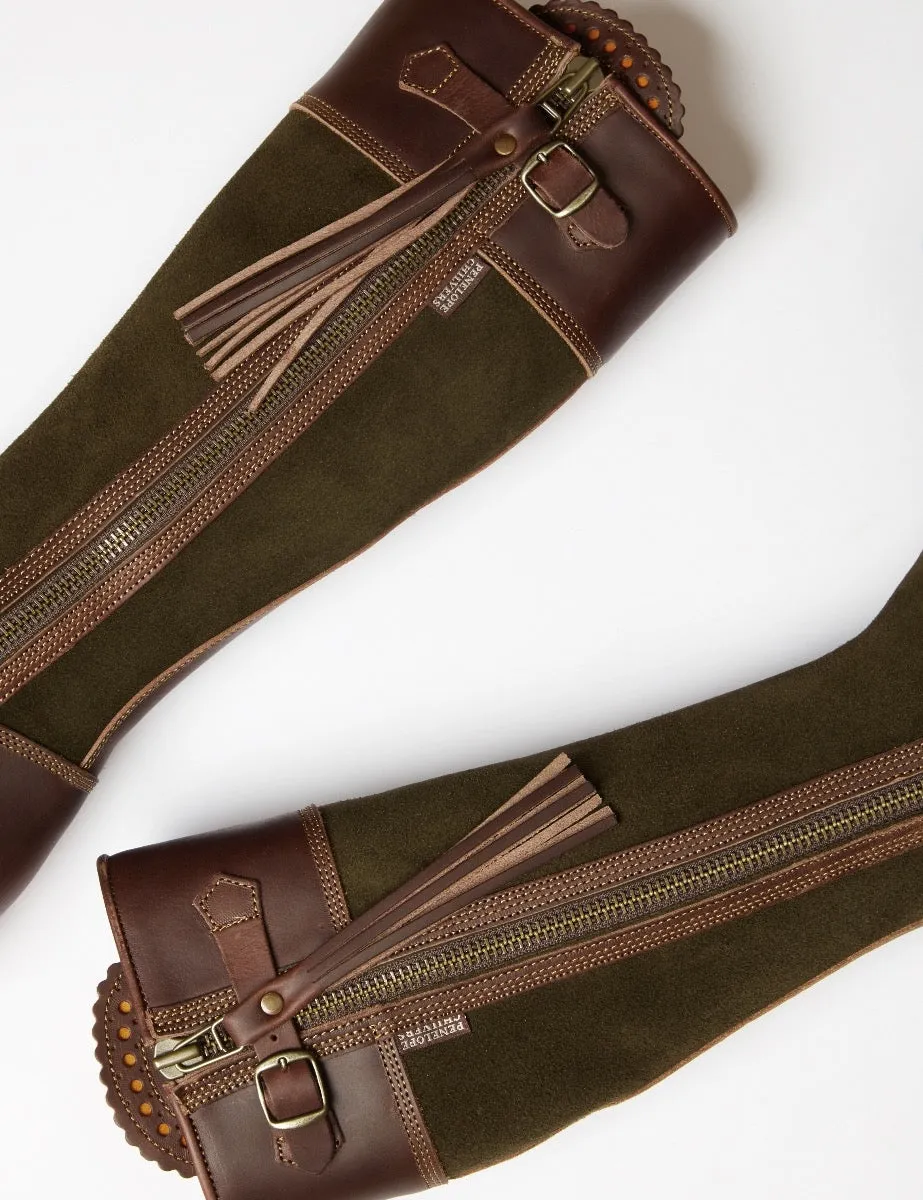 Penelope Chilvers Inclement Long Tassel Boot Seaweed/Conker