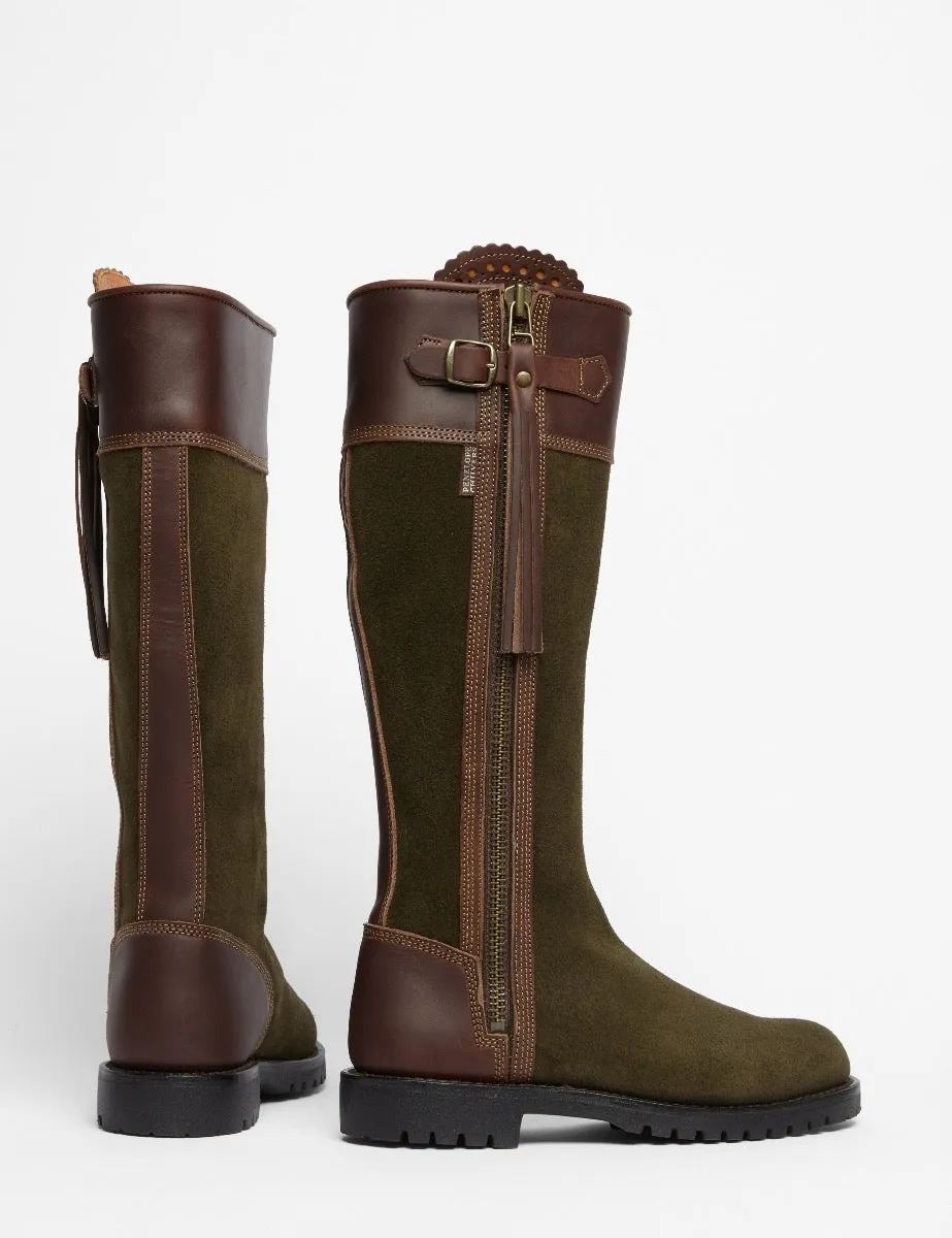 Penelope Chilvers Inclement Long Tassel Boot Seaweed/Conker