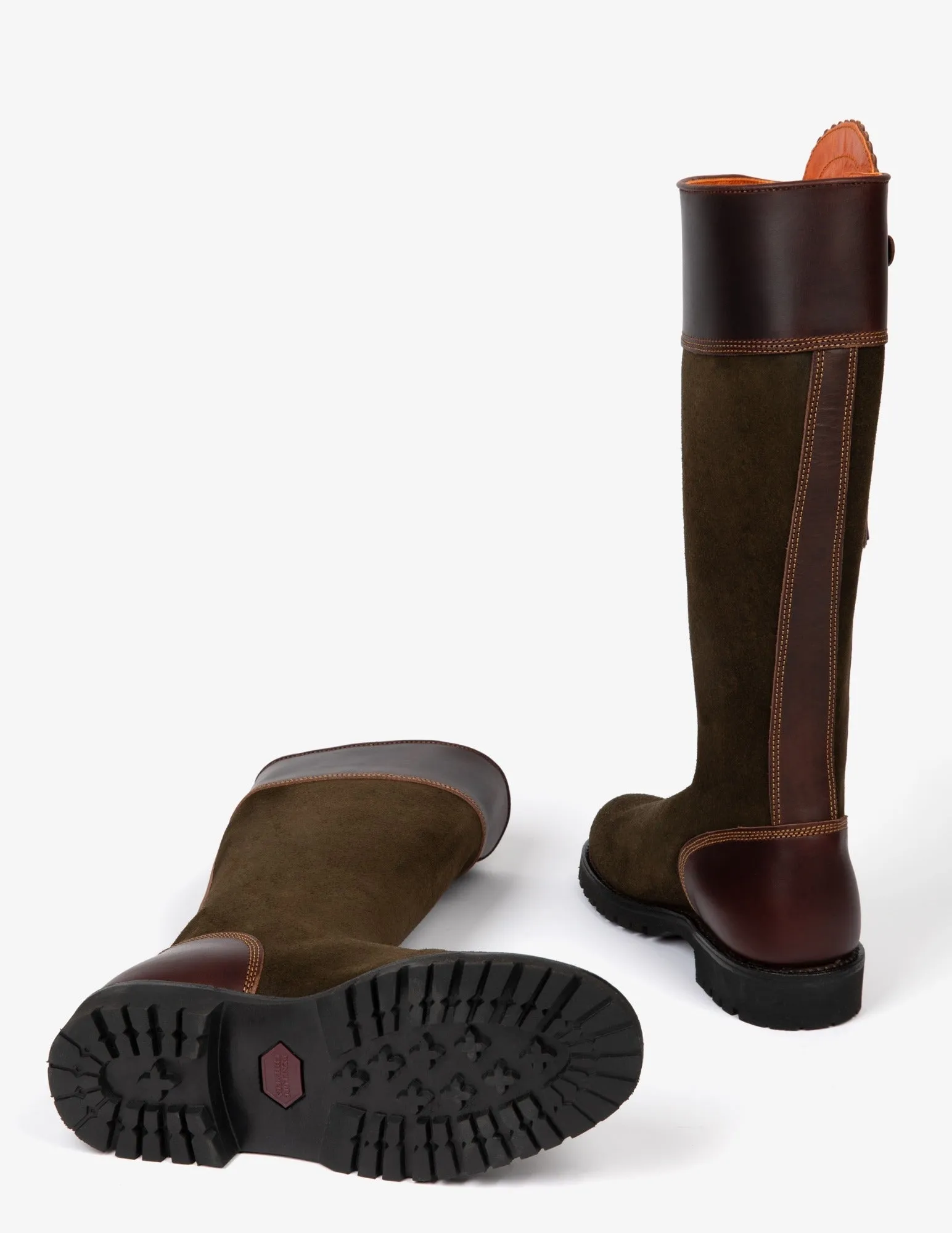 Penelope Chilvers Inclement Long Tassel Boot Seaweed/Conker