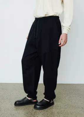 Silk Flannel Drawstring Pants