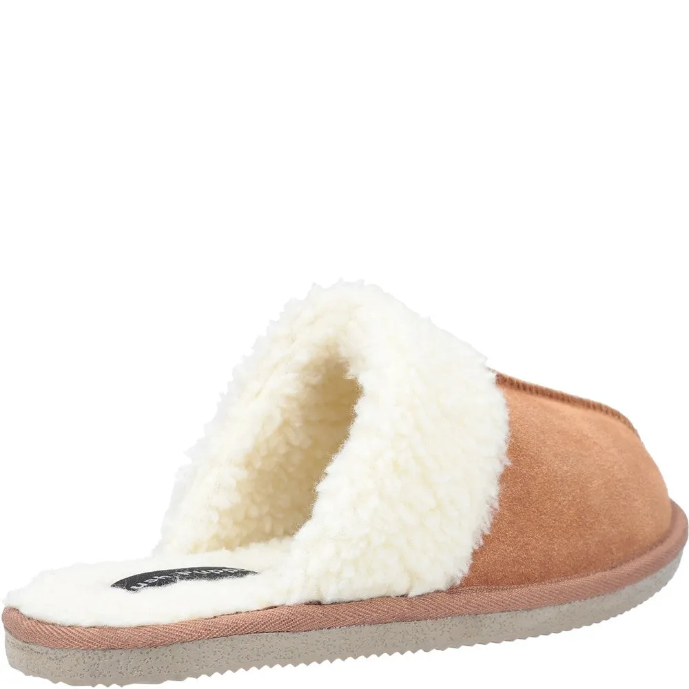 Tan Arianna Mule Slippers