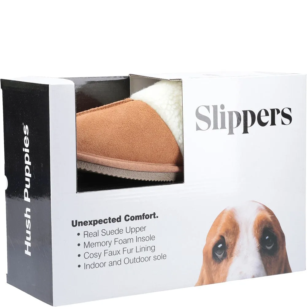 Tan Arianna Mule Slippers