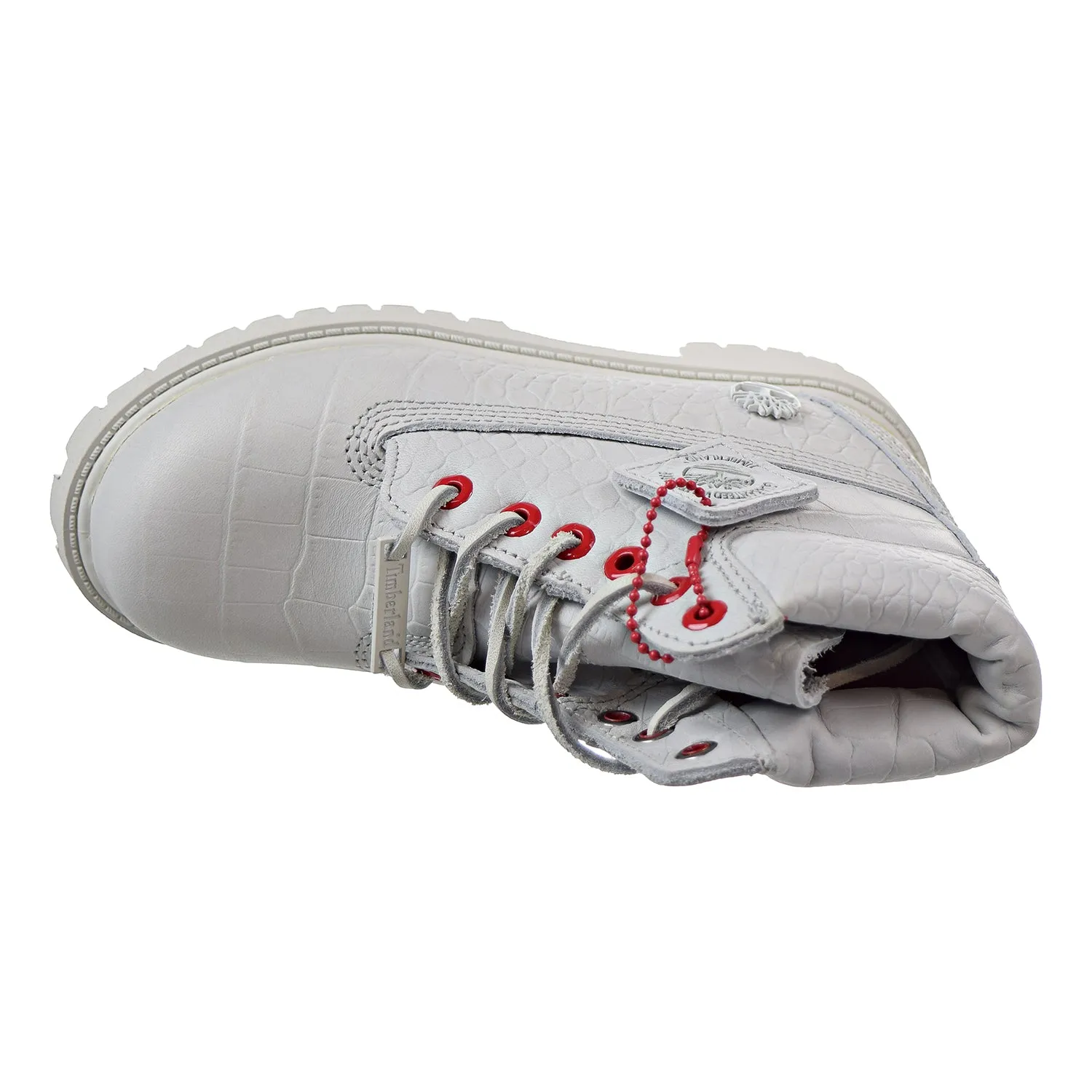 Timberland 6 Inch Youth Little Kids' Boots White