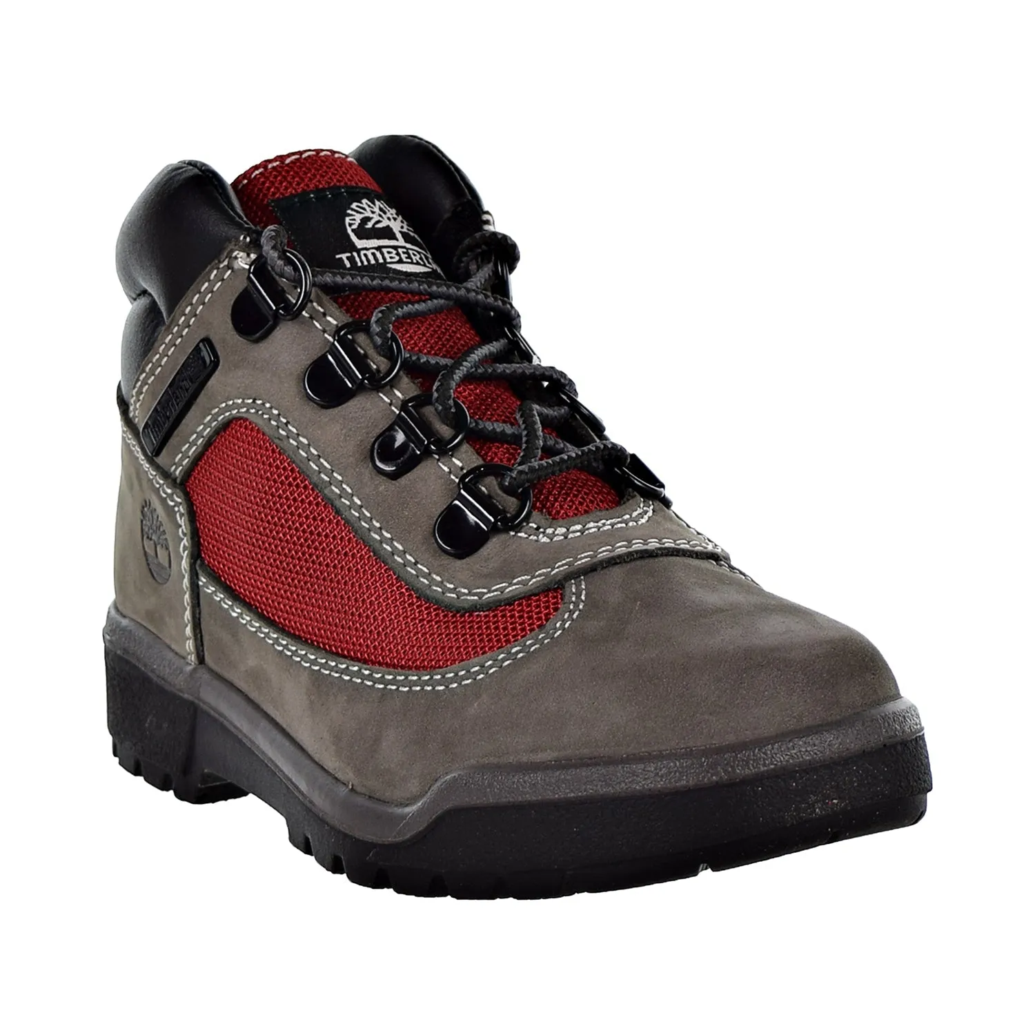 Timberland Field Boot Little Kids' Shoes Grey/Red