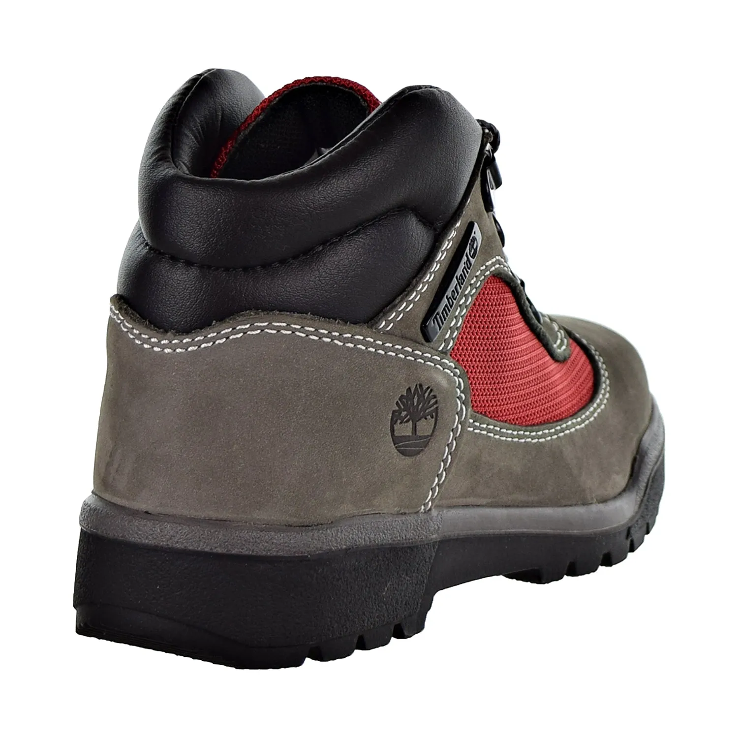 Timberland Field Boot Little Kids' Shoes Grey/Red