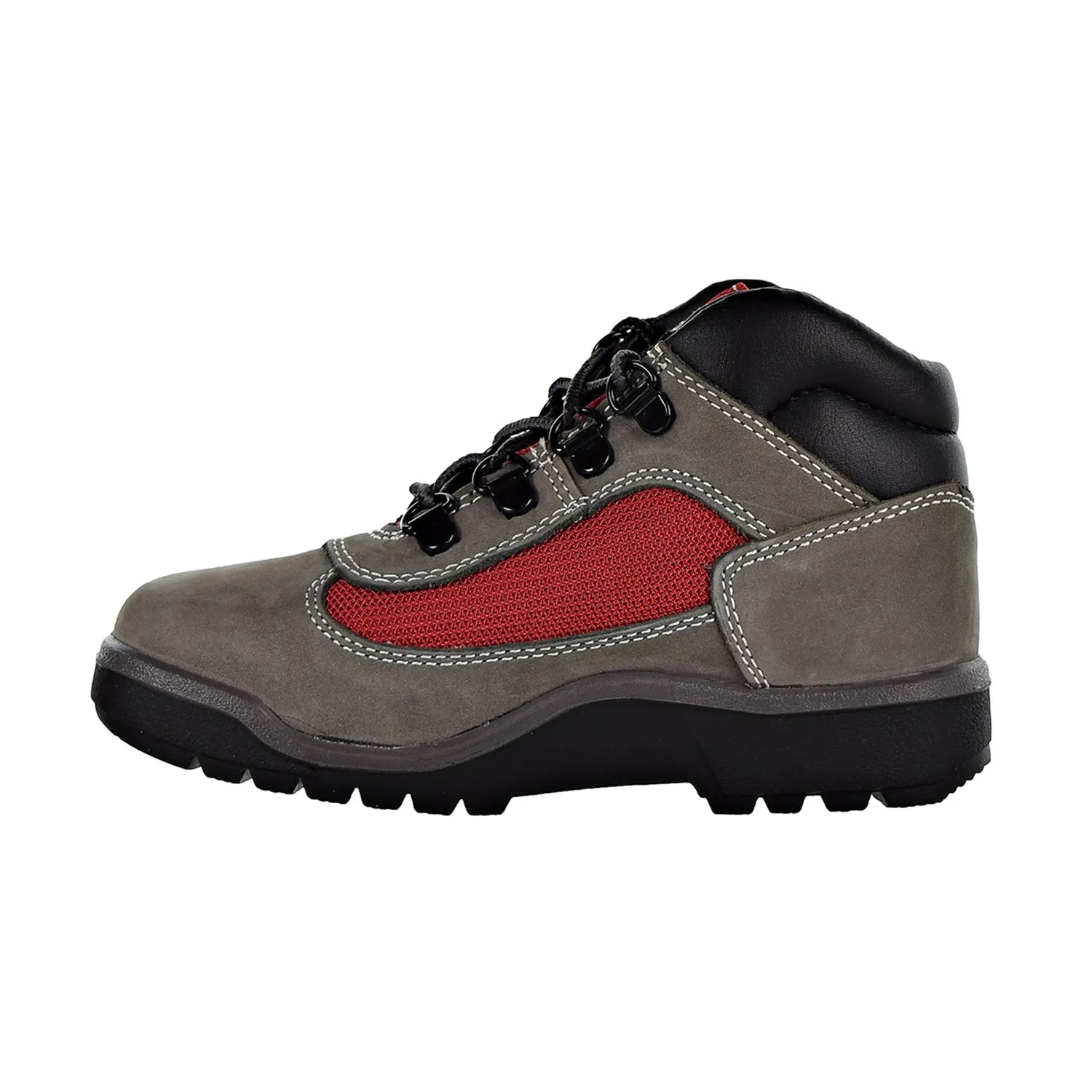 Timberland Field Boot Little Kids' Shoes Grey/Red