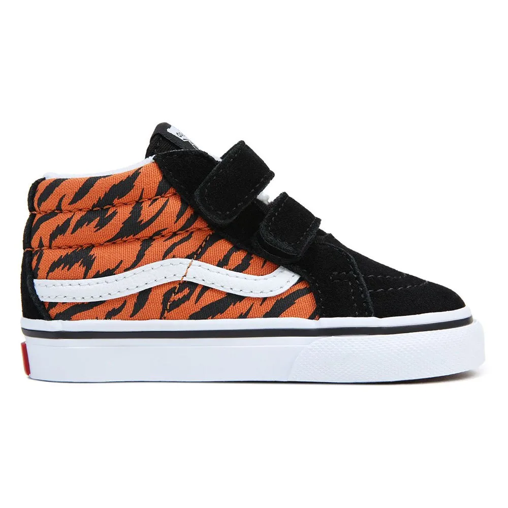 Vans SK8-Mid- Reissue V TIger - Orange/Black/White - Toddler