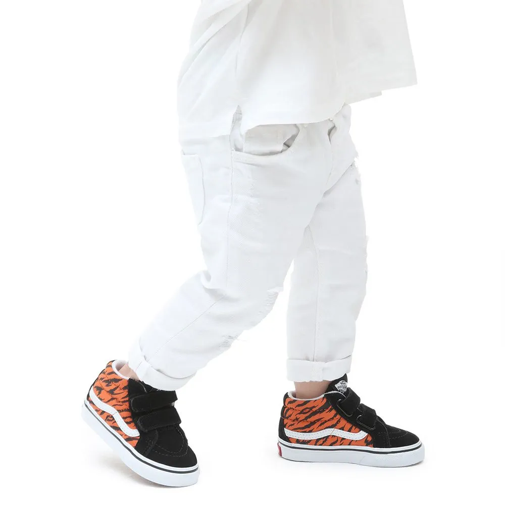 Vans SK8-Mid- Reissue V TIger - Orange/Black/White - Toddler