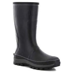 Western Chief Men's Premium Rubber Tall Rain Boot- Jet